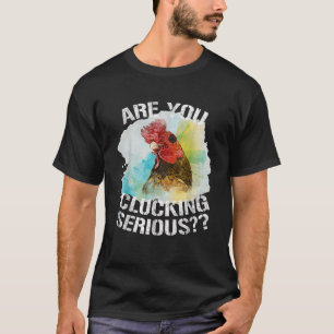 Camiseta Você Está Dependendo De Um Grave Galo De Arte De F