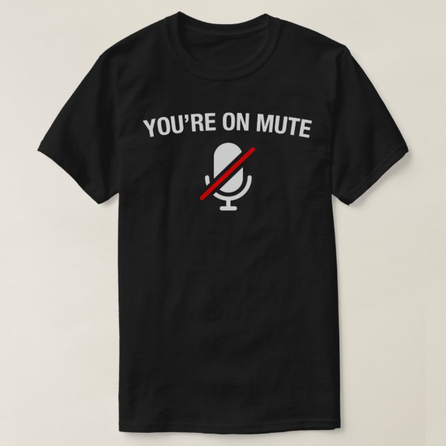 Camiseta Você está em Mute (Frente do Design)