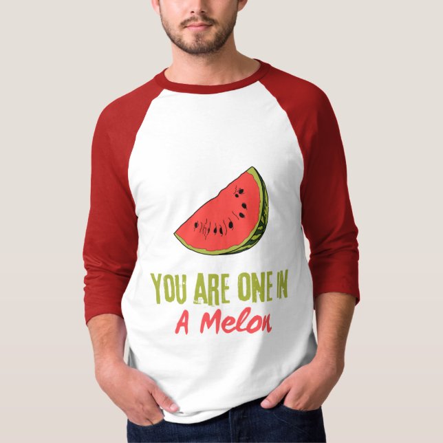 Camiseta Você Está Em Uma Fruta De Melão Melão (Frente)