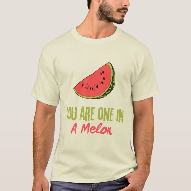 Camiseta Você Está Em Uma Fruta De Melão Melão (Frente)