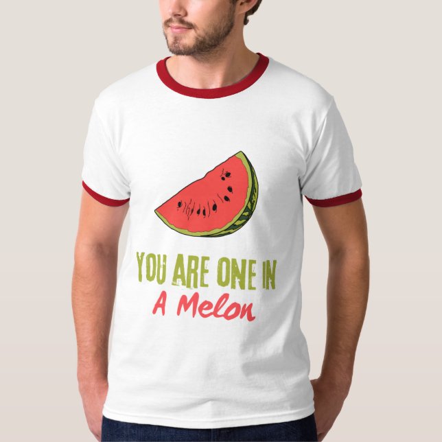 Camiseta Você Está Em Uma Fruta De Melão Melão (Frente)