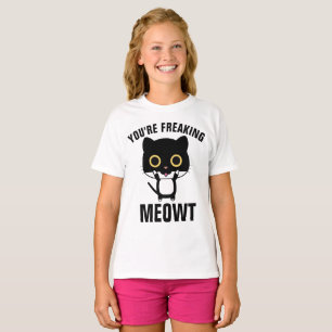 Camiseta VOCÊ ESTÁ ENGANANDO MEOWT, T-shirts de Gato Engr