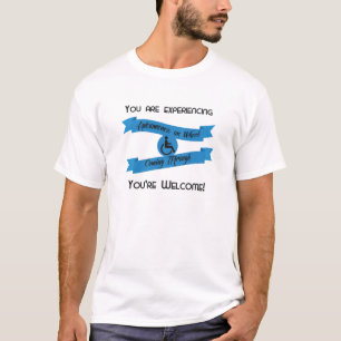 Camiseta "Você está experimentando Awesomeness T nas roda