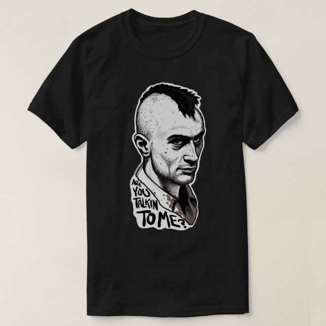 Camiseta Você Está Falando Comigo BW (Frente do Design)