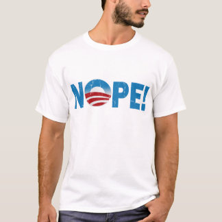 Camiseta Você está indo votar para Obama? Nope!