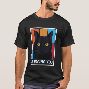 Camiseta Você está julgando Roupas de amante de gato divert