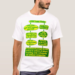 Camiseta Você está livre (luz)