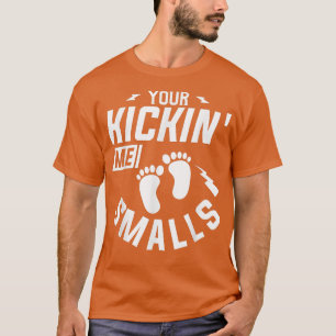 Camiseta Você está me beijando, o gênero revela gravidez T