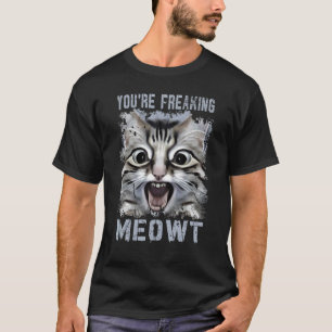 Camiseta Você Está Me Enlouquecendo Gato Louco Gato Grita