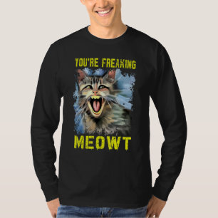 Camiseta Você Está Me Enlouquecendo Pun da Gata Louca Gato