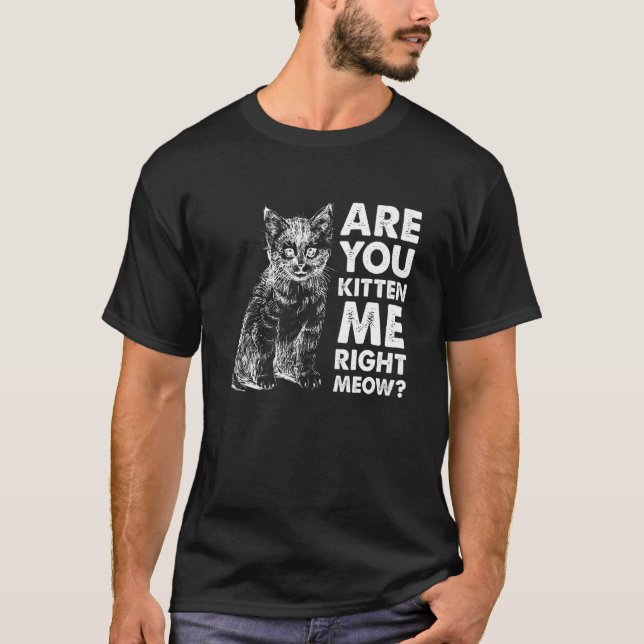 Camiseta Você Está Me Enrolando Agora Gato (Frente)