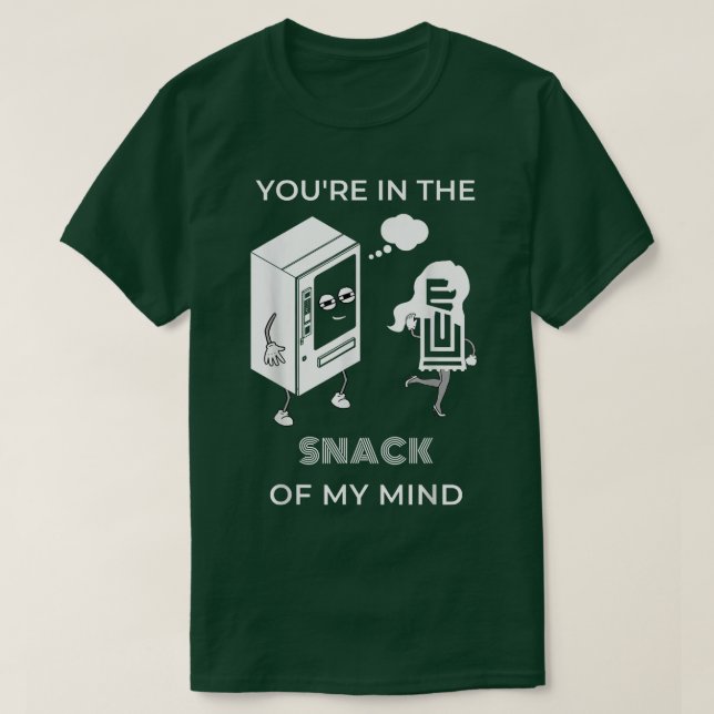 Camiseta Você está no SNACK da minha mente. (Frente do Design)