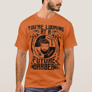Camiseta Você Está Olhando Para Um Futuro Barber Engraçado
