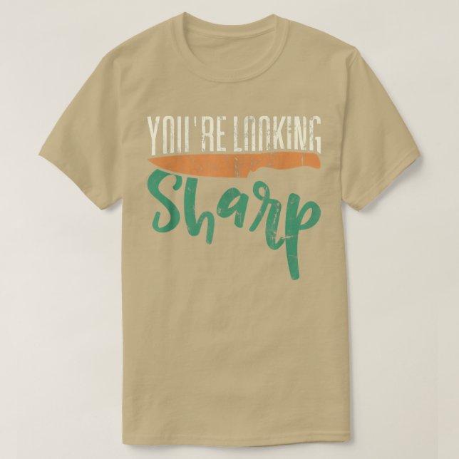 Camiseta Você está parecendo uma pastelaria afiada Gourmet  (Frente do Design)