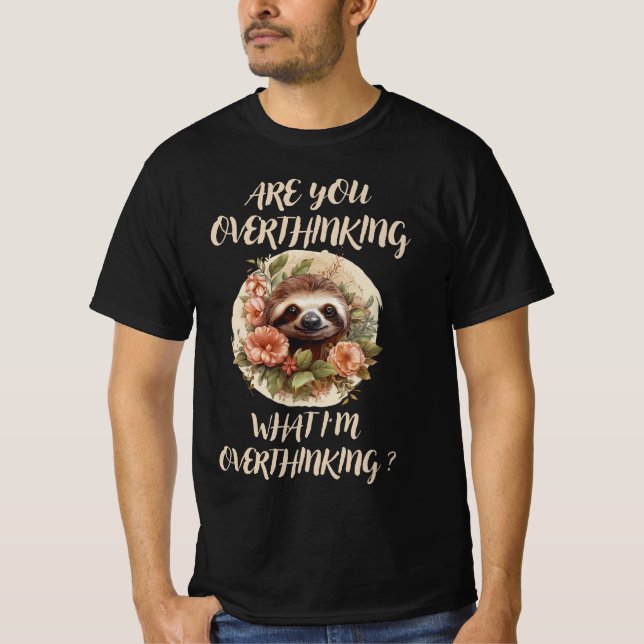 Camiseta Você está pensando demais o que estou pensando dem (Frente)