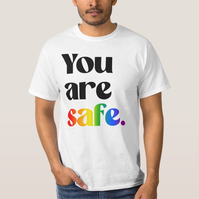 Camiseta Você está seguro (Frente)
