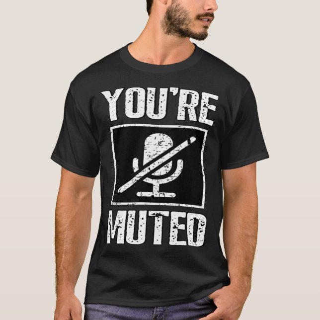Camiseta Você está sem som para de falar (Frente)