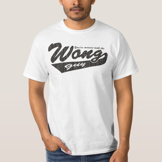 Camiseta Você está sujando com a cara de Wong (Frente)