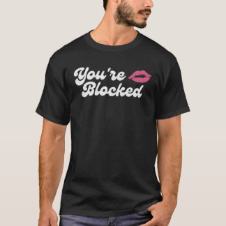 Camiseta Você está trancado Beijo Cinza Bonito