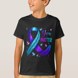 Camiseta Você Faixa Ave Prevenção à Conscientização do Suic