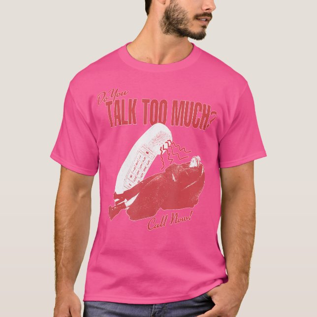 Camiseta Você Fala Demais Rene Rap Inspirado (Frente)