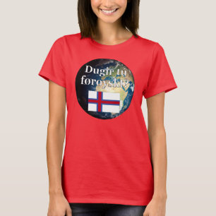 Camiseta Você fala o faroense? no faroense. Bandeira &
