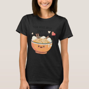 Camiseta Você faz a miso feliz Sopa Japonesa