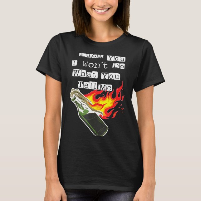 Camiseta Você Faz Fck Não Quer Dizer O Que (Frente)