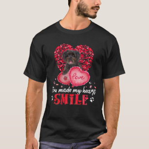 Camiseta Você Faz O Meu Coração Sorrir Com O Coração