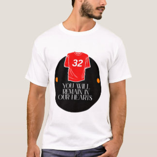 Camiseta Você ficará em nossos corações rudi johnson