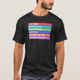 Camiseta você foi doutrinado a pensar que características e