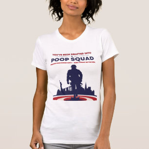 Camiseta Você foi recrutado no Poop Squad - Baby Reveal