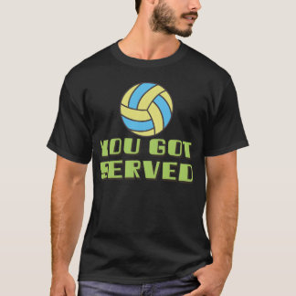 Camiseta Você Foi Servido Jogo de volei retro retro