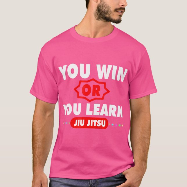 Camiseta Você GANHA Ou Aprende Jiu Jitsu (Frente)