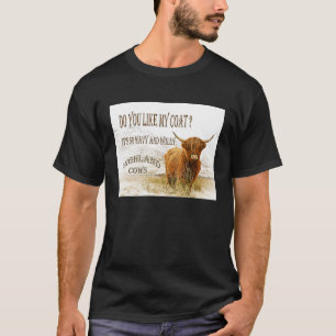 Camiseta Você Gosta Das Minhas Vacas De Casaco
