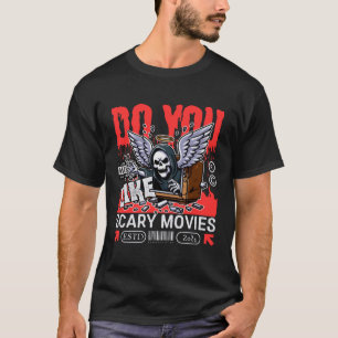 Camiseta Você gosta de filmes de terror