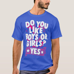 Camiseta Você Gosta De Meninos Ou Meninas Sim Rua De Trendê