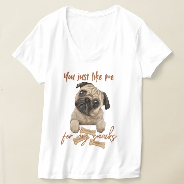 Camiseta Você gosta de mim para os meus peitos (Postura )