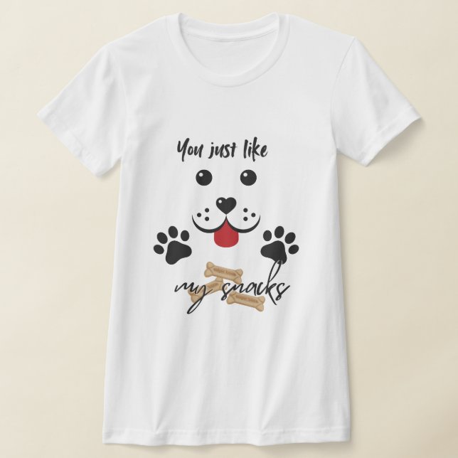 Camiseta Você Gosta Dos Meus Snacks (Postura )