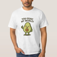 Você Guac Meu Mundo. Bonito Funny Kawaii Avocado P