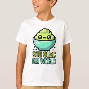 Camiseta Você Guac Meu Mundo! Cute Guacamole Pun