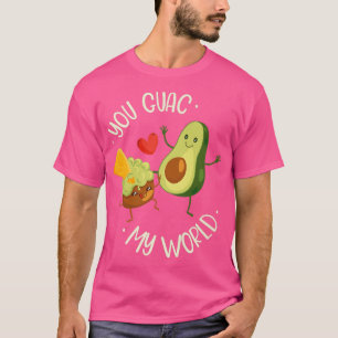 Camiseta Você Guac My World Guacamoles Meican Cuisine Fruta