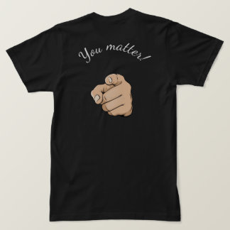 camiseta "você importa"