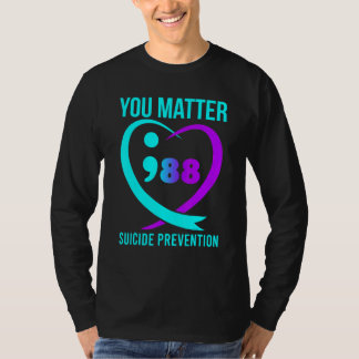 Camiseta Você Importa 988 Conscientização Prevenção Suicídi