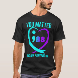 Camiseta Você Importa 988 Conscientização sobre Prevenção d