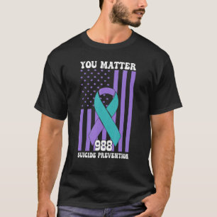 Camiseta Você Importa 988 Prevenção Contra Suicídio Consciê