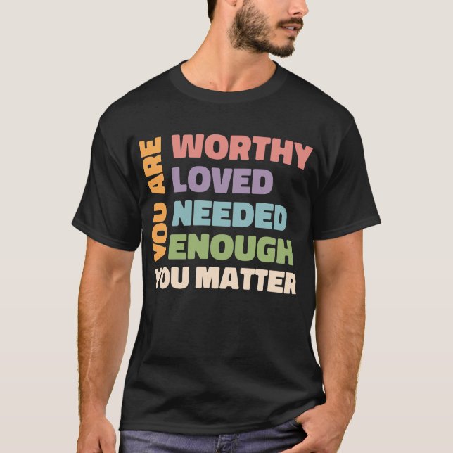 Camiseta Você Importa A Bondade De Ser Saúde Mental De Groo (Frente)