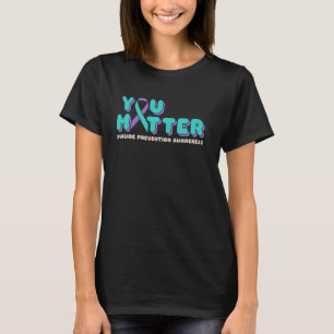 Camiseta Você Importa A Prevenção Suicida Sensibilização Pa