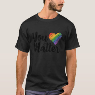 Camiseta Você Importa Arco-Íris Orgulho Lgbtq Gay Transgêne
