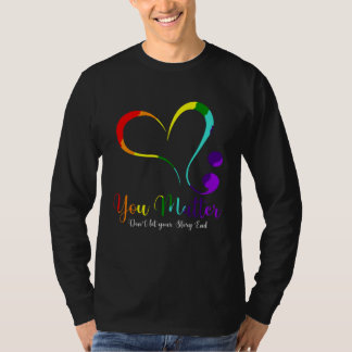 Camiseta Você Importa Não Deixe Sua História Acabar Saúde M